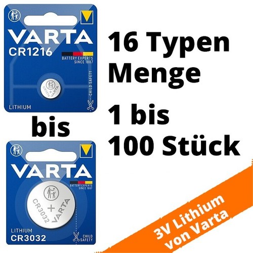Varta lithium sortiment - varta, cr