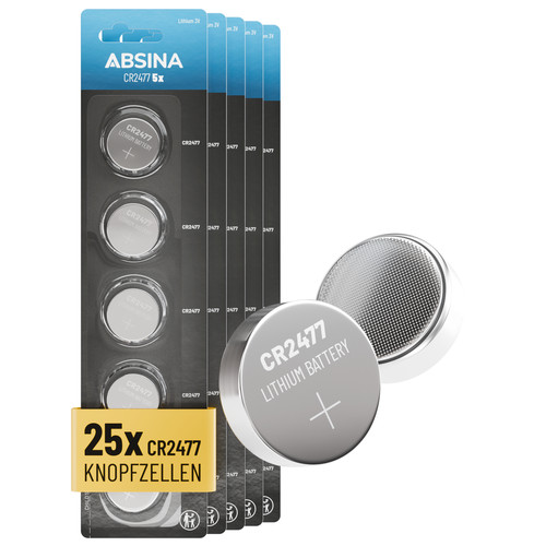 Absina 25x cr2477 lithium - 25x, 3v